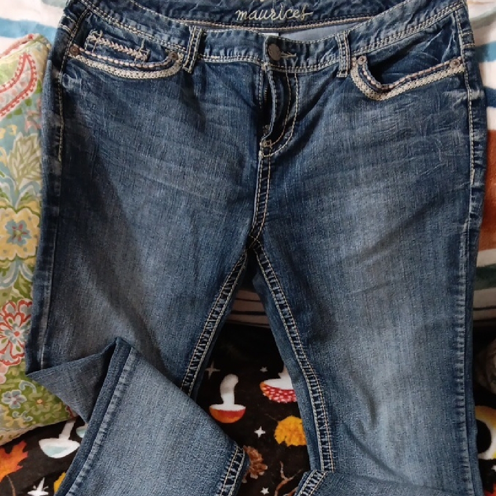 Maurices Women's Classic Blue Boot Cut Jeans